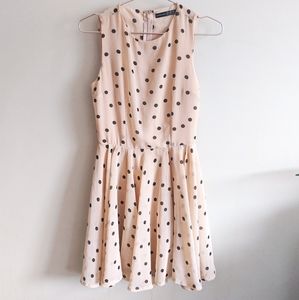 Pink Polkadot Skater Dress